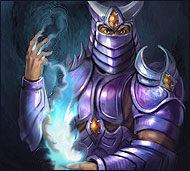 Aguas, looking to douse Fayt's fire