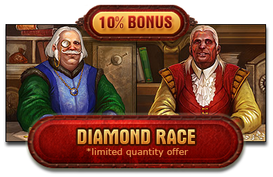 The Diamond Race 10% Bonus in the MMORPG Legend: Legacy of the Dragons