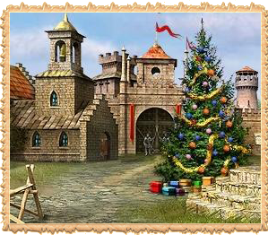 Christmas tree in the free online game Legend: Legacy of the Dragons